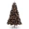 7 ft. Pre-Lit North Valley&#xAE; Black Spruce Artificial Christmas Tree, Clear Lights